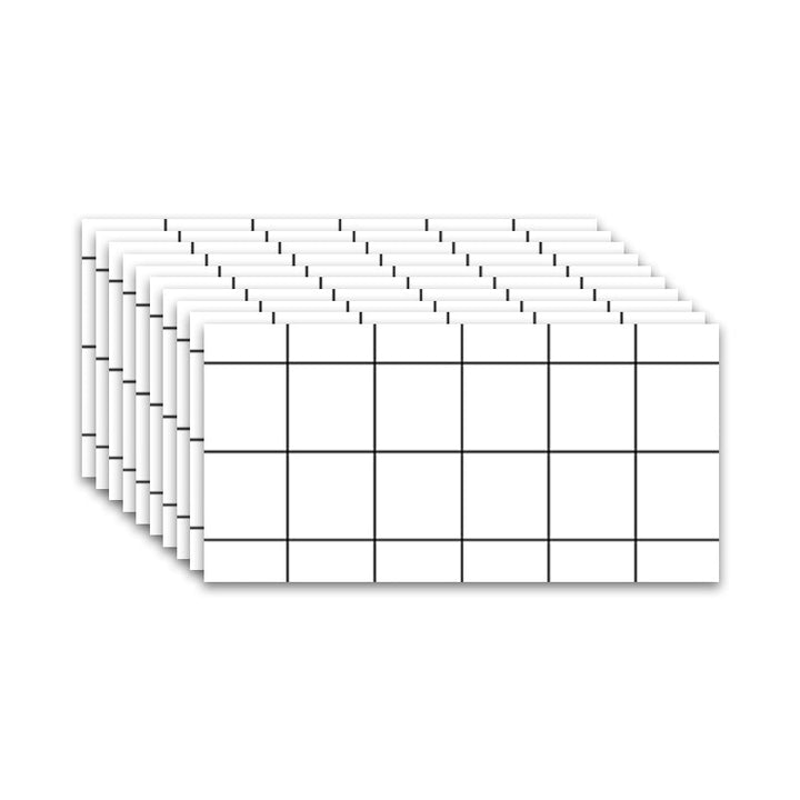 BowLift | Brick Joint Peel & Stick Tile 30 cm x 60 cm Rectangular PVC Wallpaper