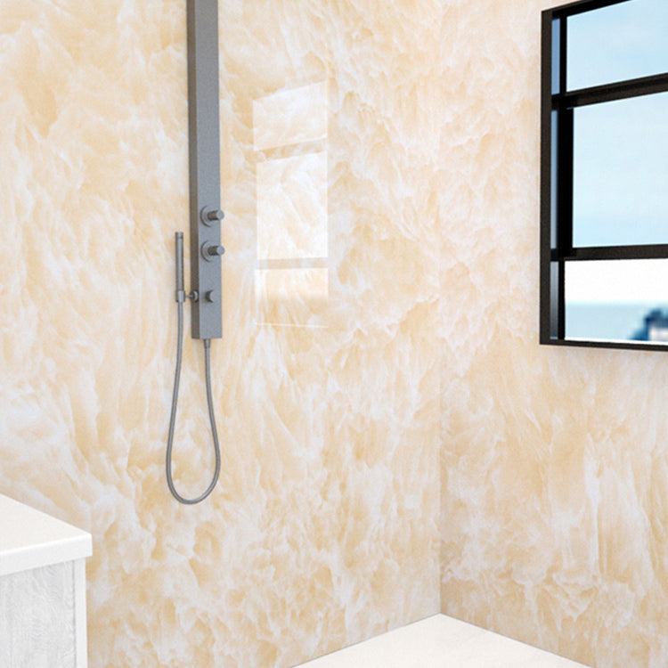 BowLift | Marbleing Water-repellent Tile PVC Single Peel-and-stick Tile for Bathroom Back Wall