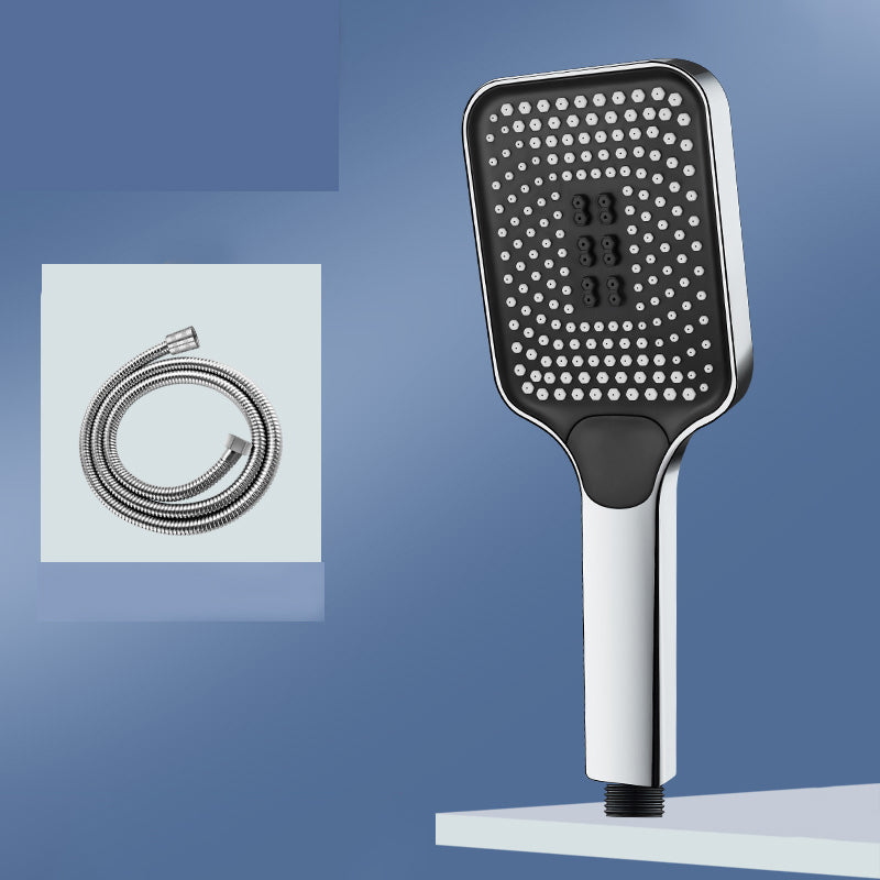 BowLift | Modern Rectangular Hand Shower in Black 3 Spray Wall Mounted Hand Shower