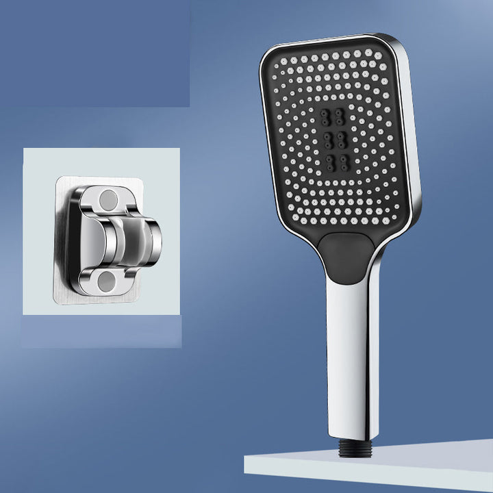 BowLift | Modern Rectangular Hand Shower in Black 3 Spray Wall Mounted Hand Shower