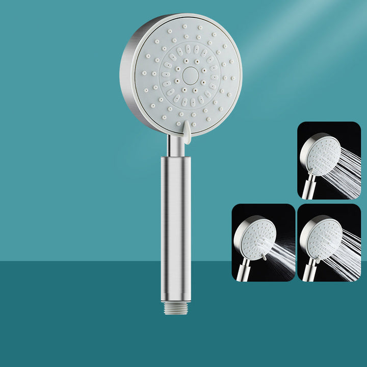 BowLift | Round self-cleaning hand shower adjustable spray pattern stainless steel hand shower