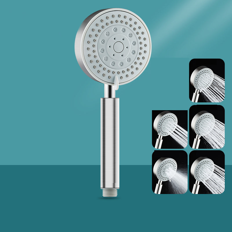 BowLift | Round self-cleaning hand shower adjustable spray pattern stainless steel hand shower