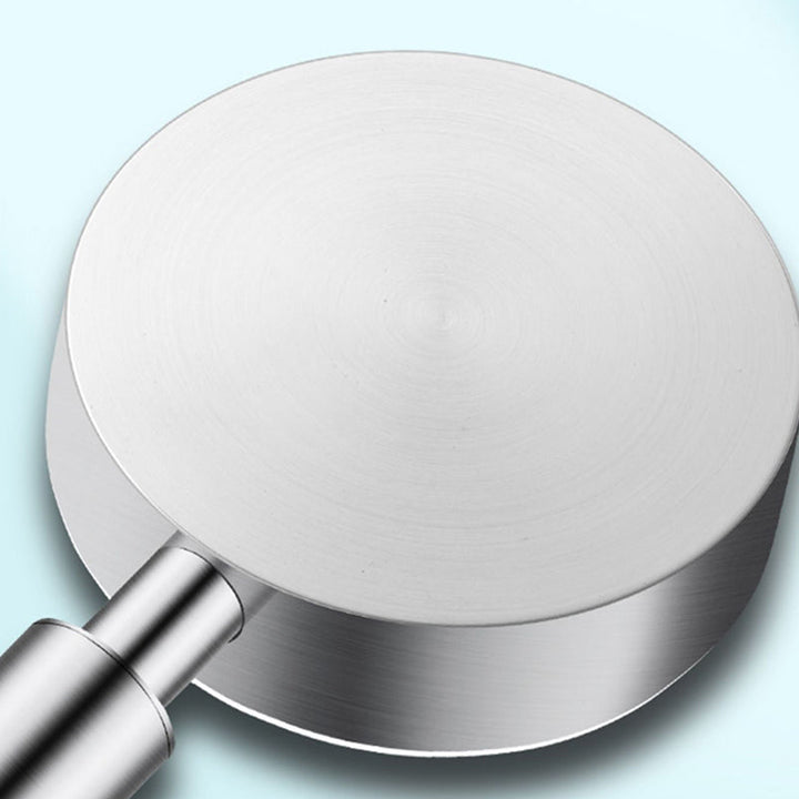 BowLift | Round self-cleaning handheld shower adjustable spray pattern stainless steel hand shower