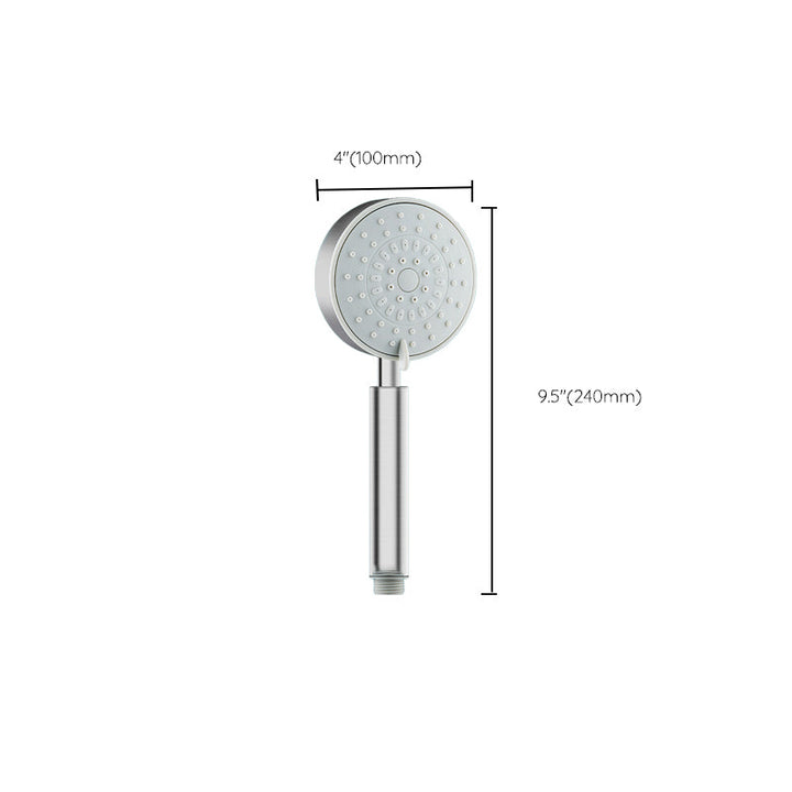BowLift | Round self-cleaning hand shower adjustable spray pattern stainless steel hand shower