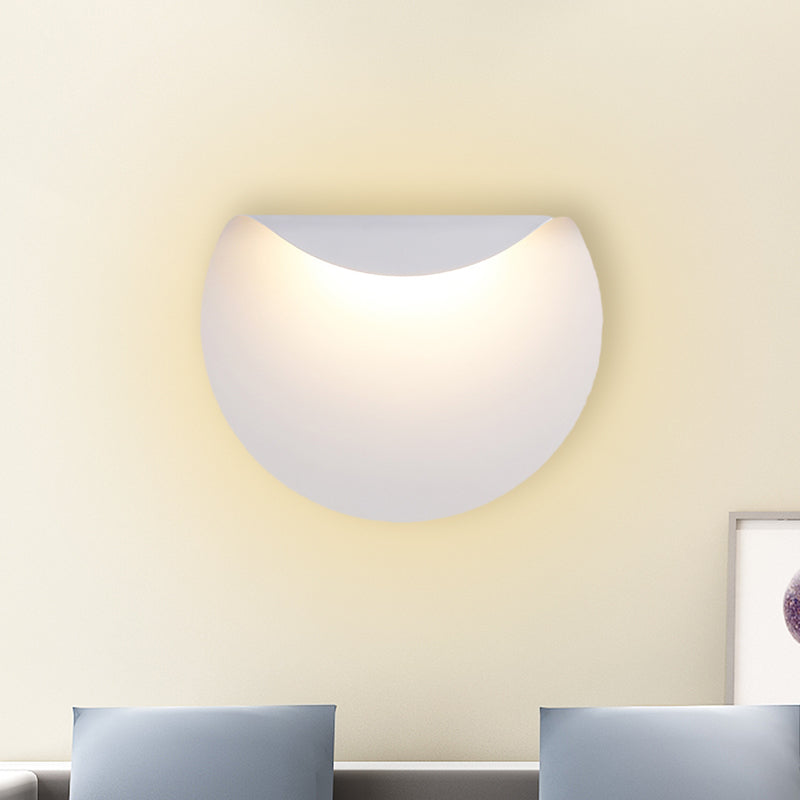 BowLift | Bend Panel Wall Lamp Lighting Simple Aluminium LED White Wall-Mounted Light in Warm/White Light for Living Room