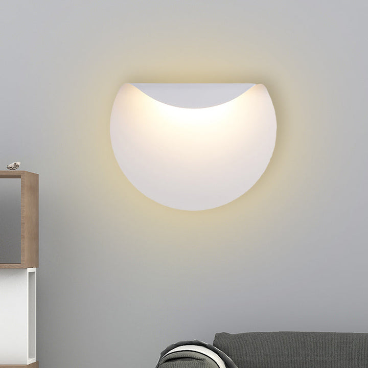 BowLift | Bend Panel Wall Lamp Lighting Simple Aluminium LED White Wall-Mounted Light in Warm/White Light for Living Room