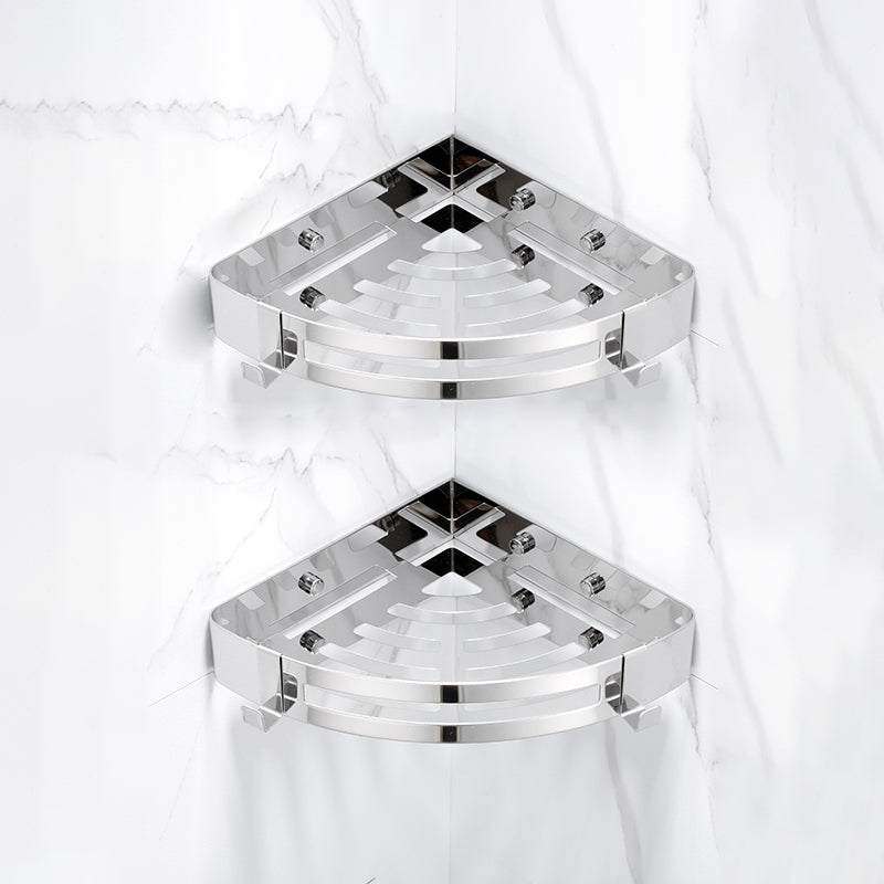 BowLift | Modern Gold/Silver 3-piece Bathroom Accessory Set, Bath Shelf