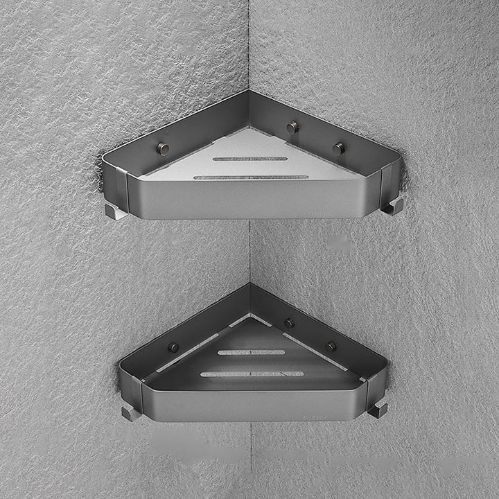 BowLift | Modern 3-piece bathroom accessory set made of stainless steel, bathroom shelf