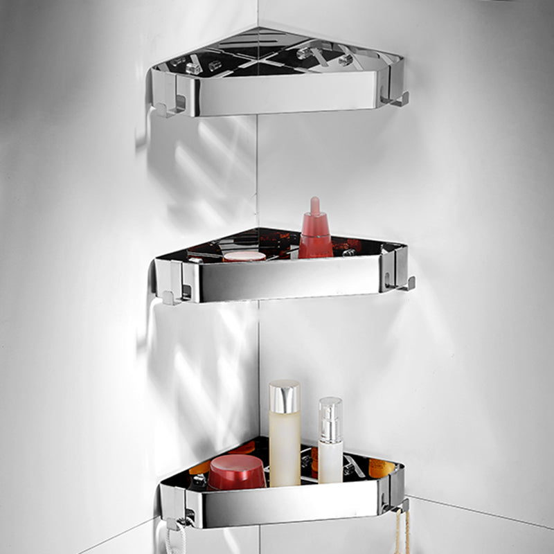 BowLift | Modern 3-piece bathroom accessory set made of stainless steel, bathroom shelf
