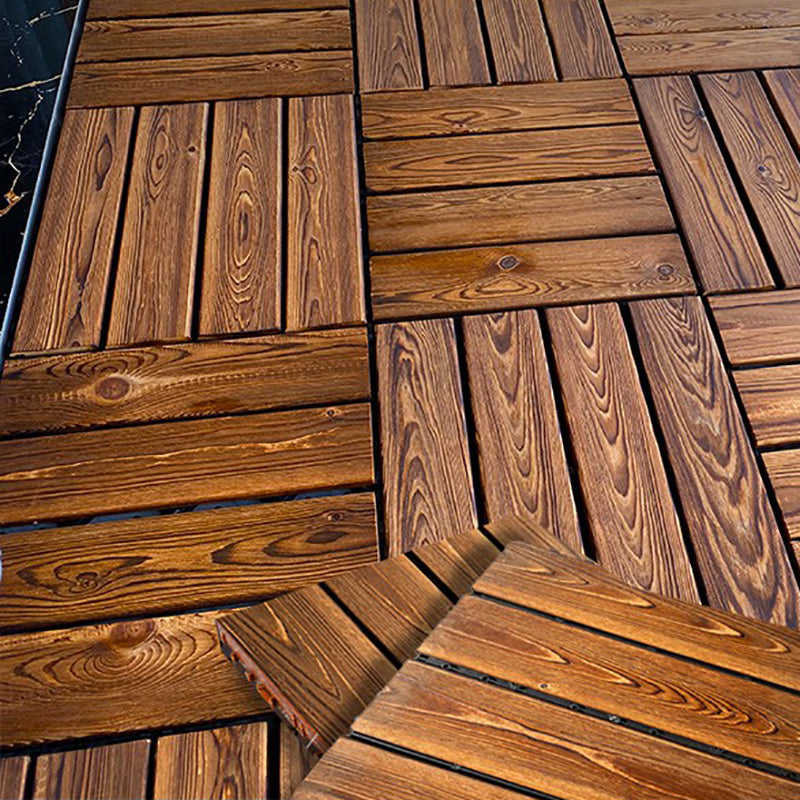 BowLift | Outdoor composite decking tiles with snap-in stripe detail kit decking tiles