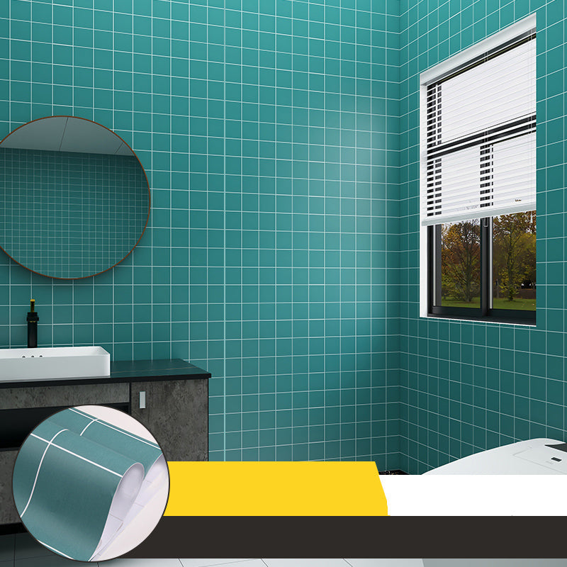 BowLift | Grid Mosaic Peel & Stick Tiles Scratch-resistant Wallpaper for Bathroom Back Wall