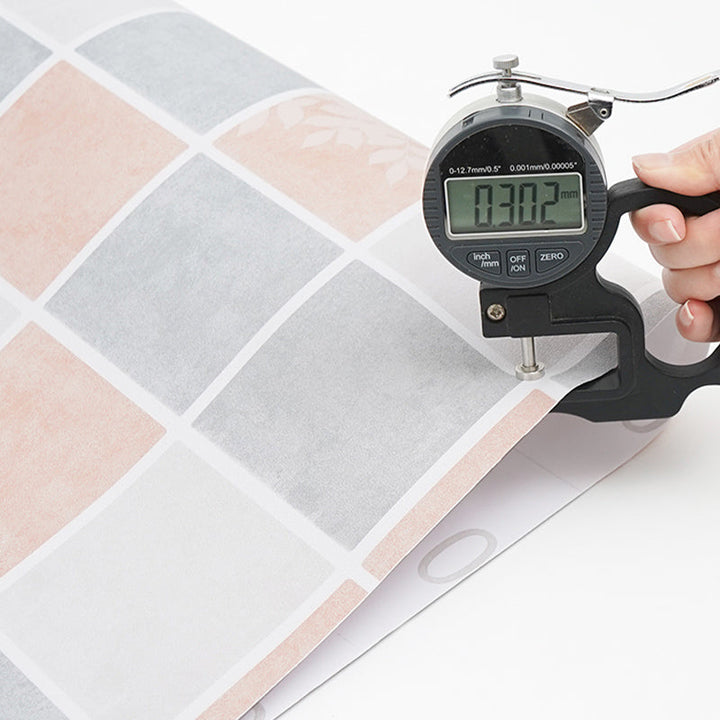 BowLift | Grid Mosaic Peel & Stick Tiles Scratch-resistant Wallpaper for Bathroom Back Wall