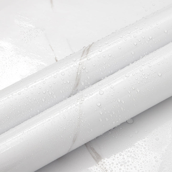 BowLift | Marble Texture Scratch Resistant Tile PVC Single Peel & Stick Tile for Bathroom Backsplash