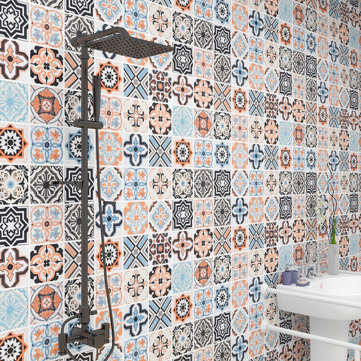 BowLift | Grid Mosaic Peel & Stick Tile Scratch-resistant Wallpaper for Backsplash