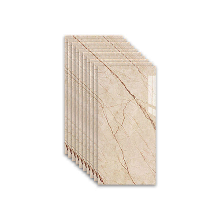 BowLift | Marbleized scratch-resistant PVC tile peel and stick tile for backsplash wall