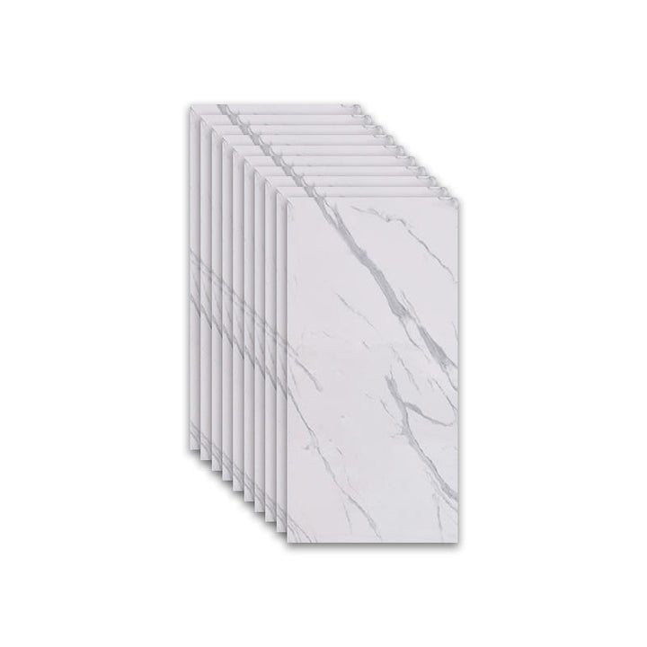 BowLift | Marbleized scratch-resistant PVC tile peel and stick tile for backsplash wall
