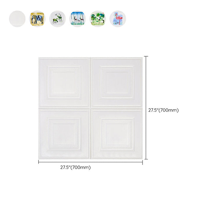 BowLift | Modern Wall Panel Cartoon Print Peel and Stick Waterproof Wall Panel