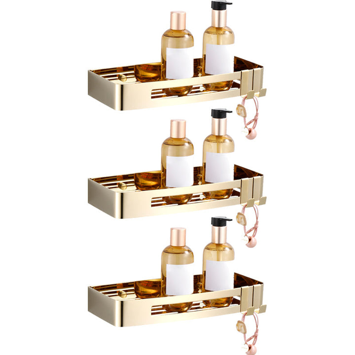 BowLift | 3-piece modern bathroom accessory set made of stainless steel, bathroom shelf