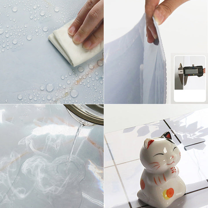 BowLift | Rectangular Waterproof Tile PVC Single Peel & Stick Tile for Backsplash