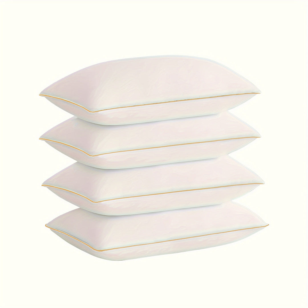 Cooling Bed Pillows for Sleeping – Luxury Hotel Quality with 3D Microfiber Filling and Breathable Cover – Ideal for Side, Back, and Stomach Sleepers, Queen Size | Bowlift