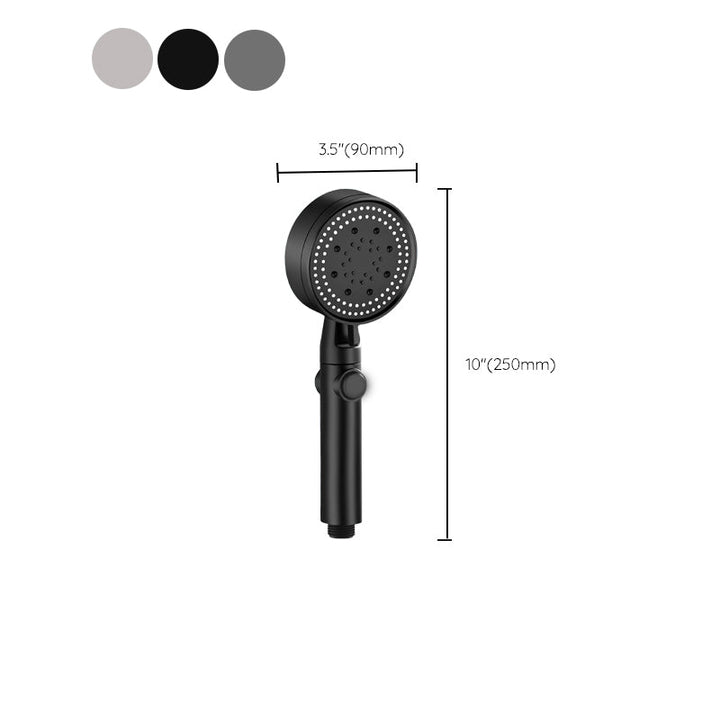BowLift | Contemporary Round Hand Shower Adjustable Spray Pattern Wall Mounted Shower Head