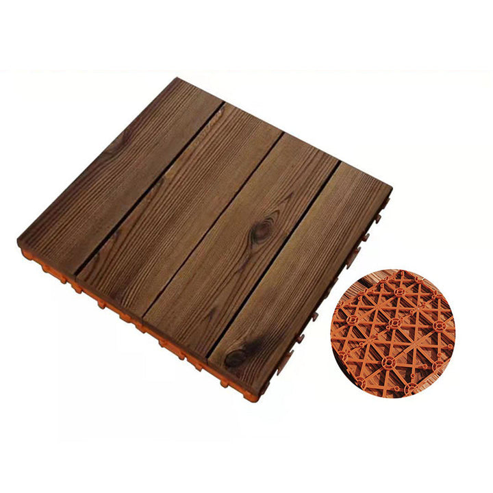 BowLift | Wood Terrace Tiles Plug-in System Installation Outdoor Terrace Tiles