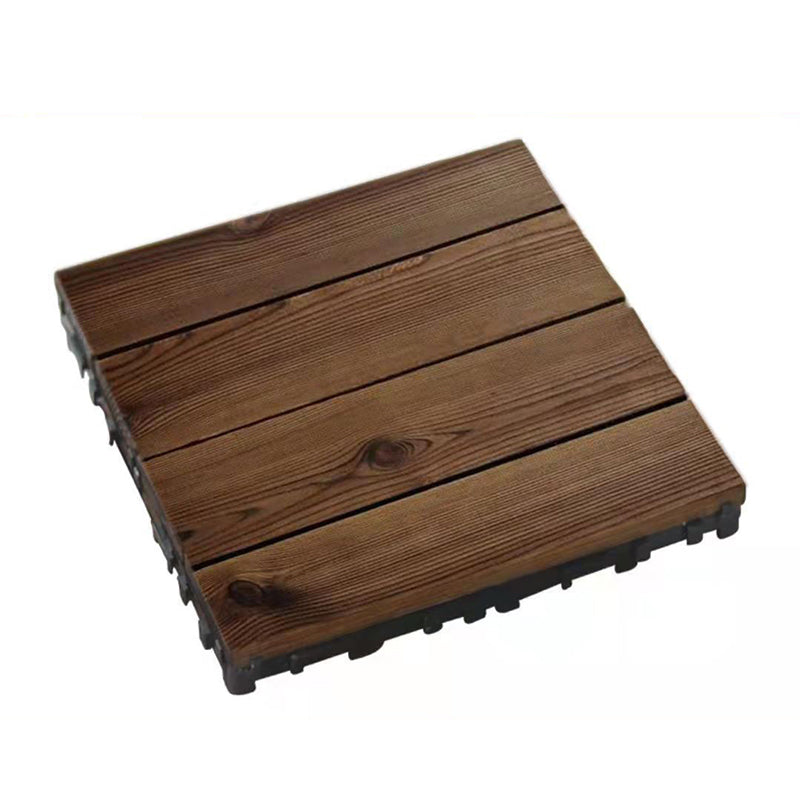BowLift | 4-Slat Wood Floor Tiles Interlocking Installation Floor Tiles