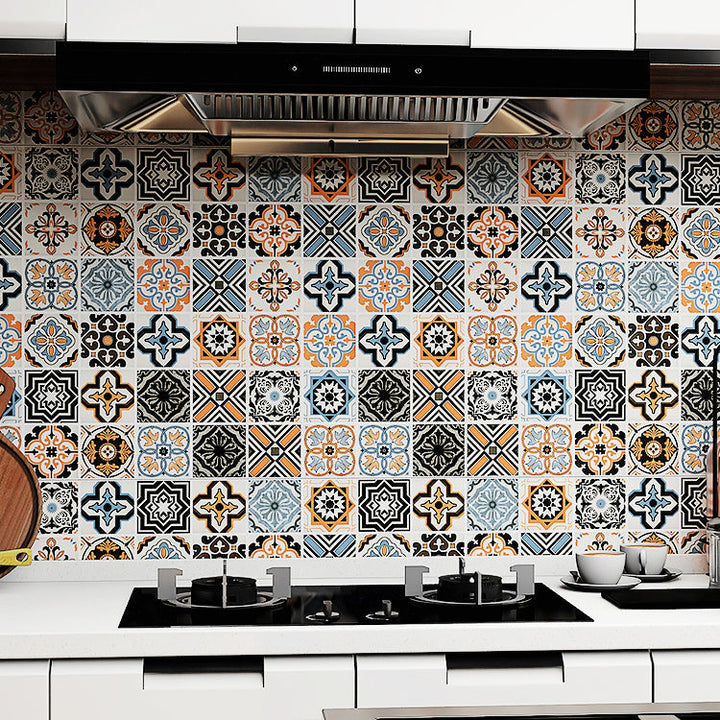 BowLift | Spanish Pattern Single Tile Waterproof Peel & Stick Tile for Splashback Wall
