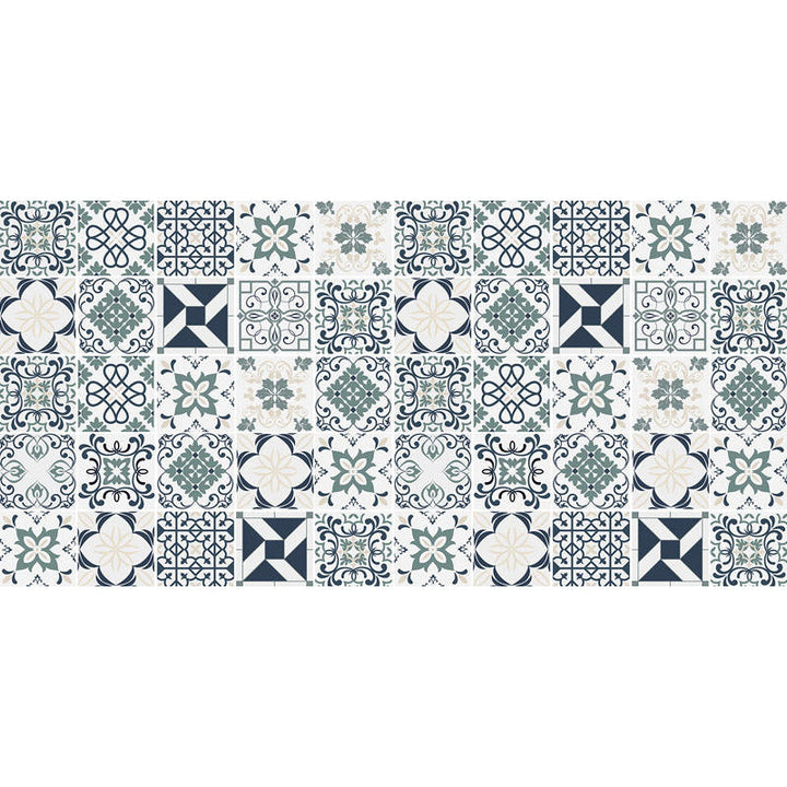 BowLift | Spanish Pattern Single Tile Waterproof Peel & Stick Tile for Splashback Wall