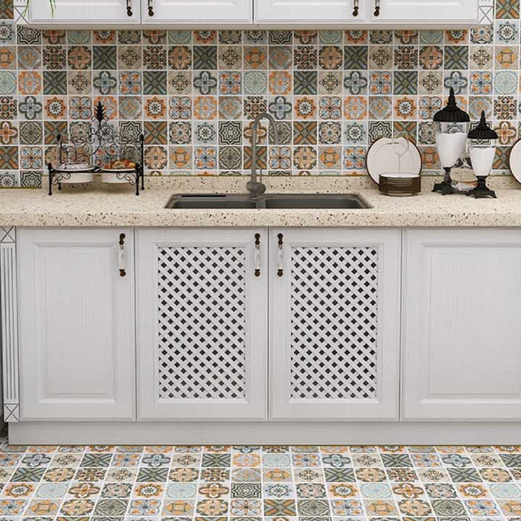 BowLift | Spanish Pattern Single Tile Waterproof Peel & Stick Tile for Splashback Wall