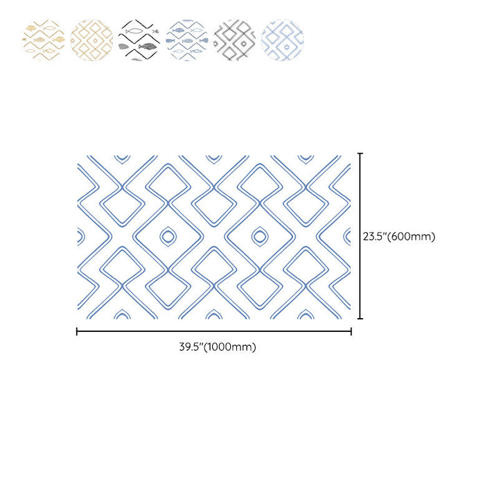 BowLift | Waterproof PVC Tile Singular Peel & Stick Tile for Kitchen Splashback Wall