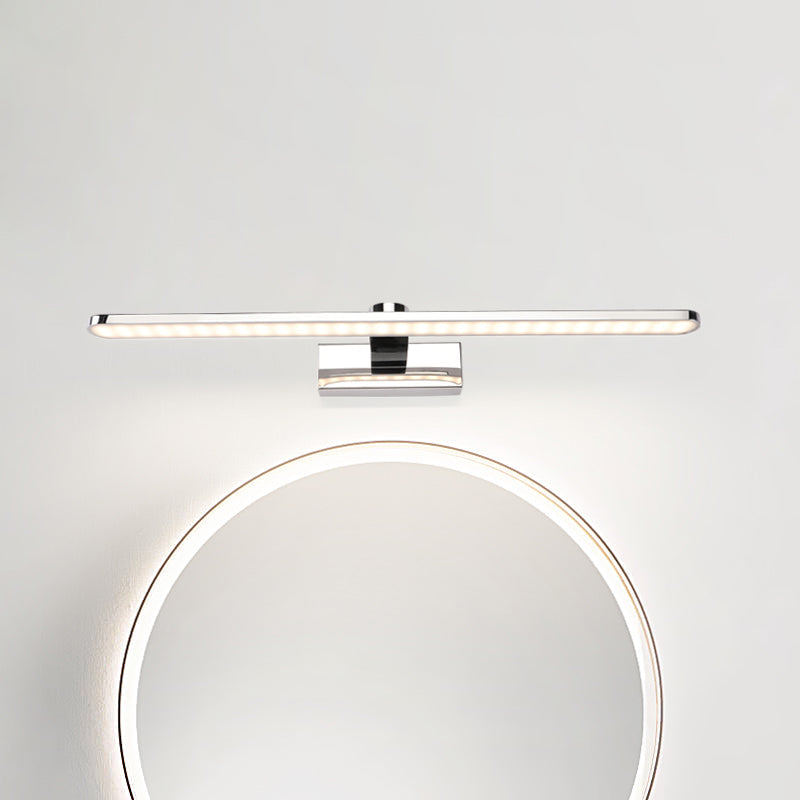 BowLift | Extended Acrylic Vanity Lighting Simple Style 16"/17"/23" L LED White Finish Wall Light Wall Lamp for Bathroom in Warm/White Light