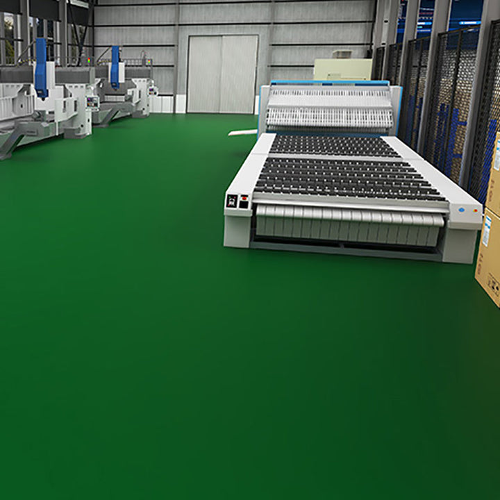 BowLift | Solid Color Plastic Flooring Modern Water-Resistant Square Edge Floor Tiles