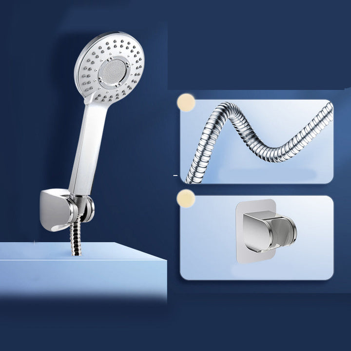 BowLift | Round Self-Cleaning Handheld Shower Adjustable Water Flow Wall Mounted Hand Shower