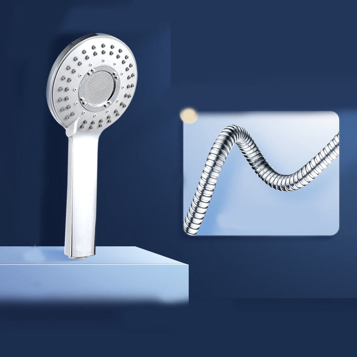 BowLift | Round Self-Cleaning Handheld Shower Adjustable Water Flow Wall Mounted Hand Shower