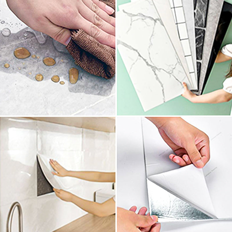 BowLift | Rectangular fireproof tile PVC Single Peel & Stick tile for Backsplash Wall