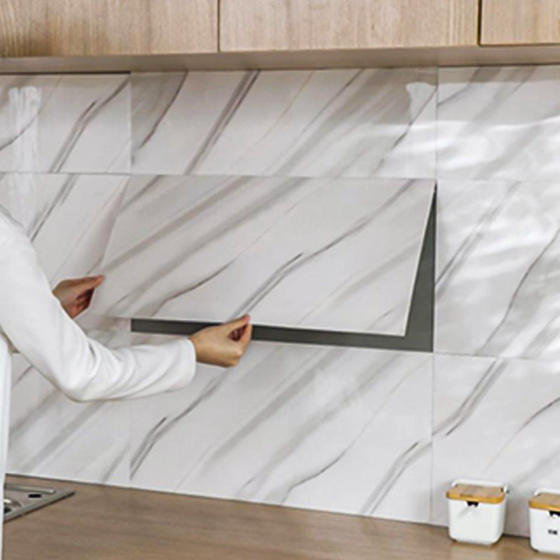 BowLift | Rectangular fireproof tile PVC Single Peel & Stick tile for Backsplash Wall