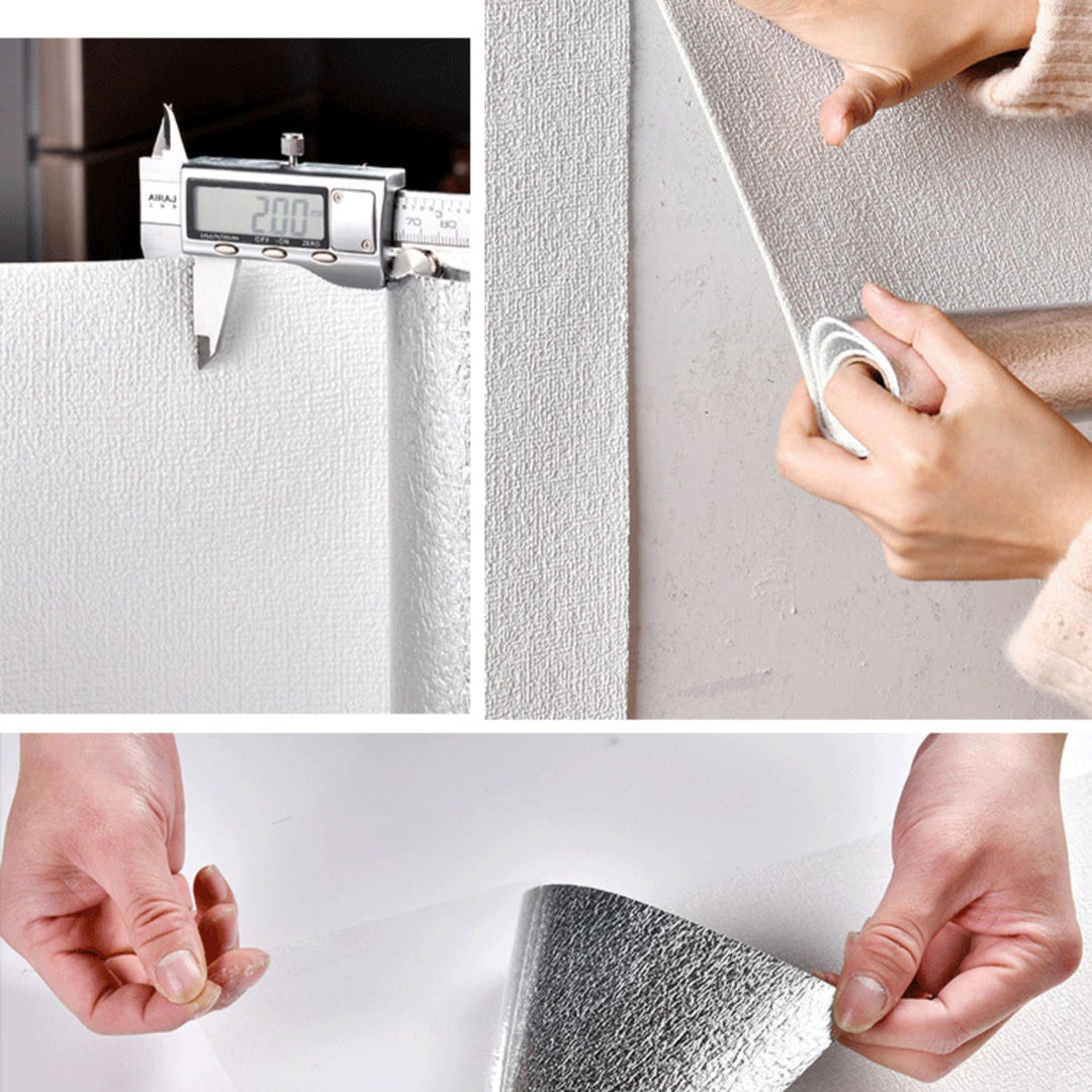 BowLift | Modern Pearl Wainscoting Flax Wall Access Panel Self-Adhesive Wall Panels