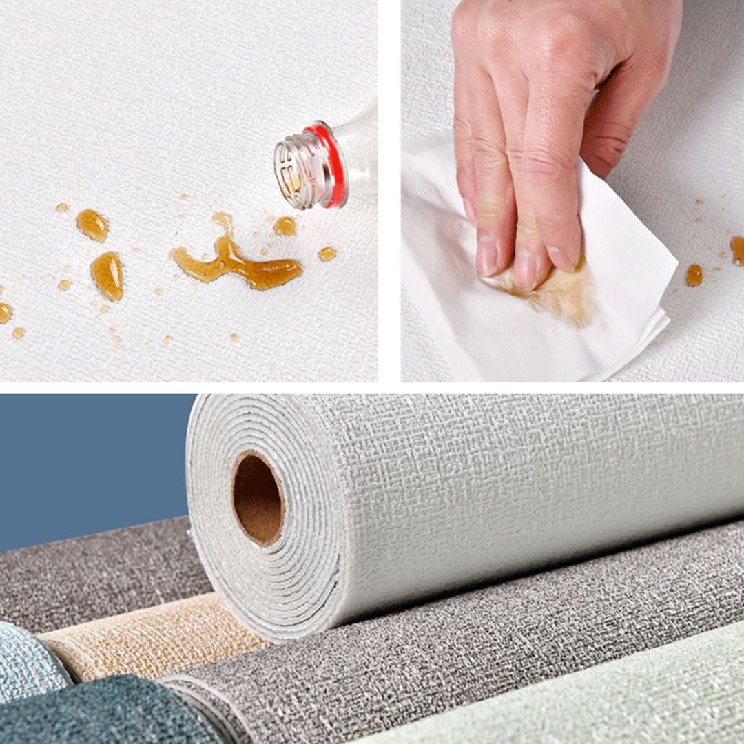 BowLift | Modern Pearl Wainscoting Flax Wall Access Panel Self-Adhesive Wall Panels