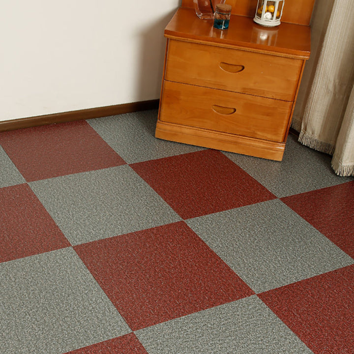 BowLift | Modern fabric look plastic floor water-repellent square edge floor tiles