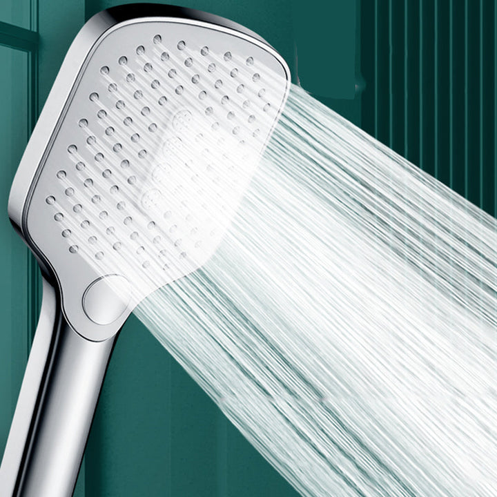 BowLift | Rectangular Self-Cleaning Hand Shower Adjustable Spray Pattern Wall Mounted Hand Shower