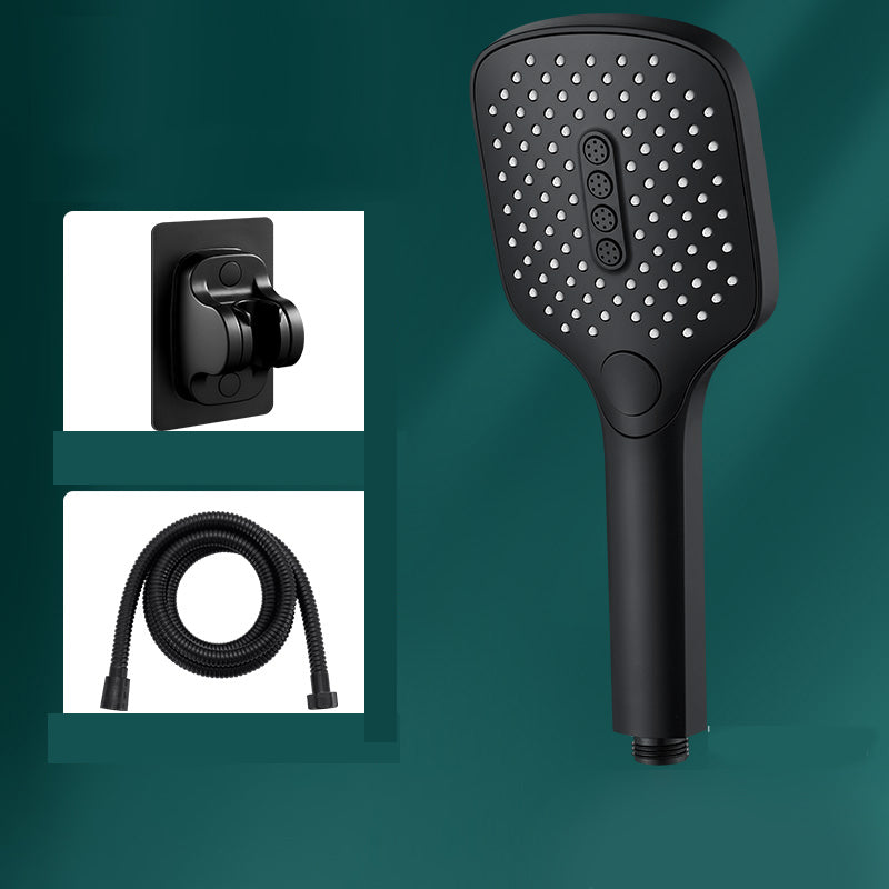 BowLift | Rectangular Self-Cleaning Hand Shower Adjustable Spray Pattern Wall Mounted Hand Shower