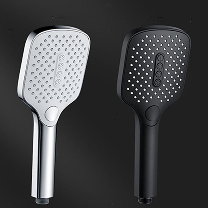 BowLift | Rectangular Self-Cleaning Hand Shower Adjustable Spray Pattern Wall Mounted Hand Shower