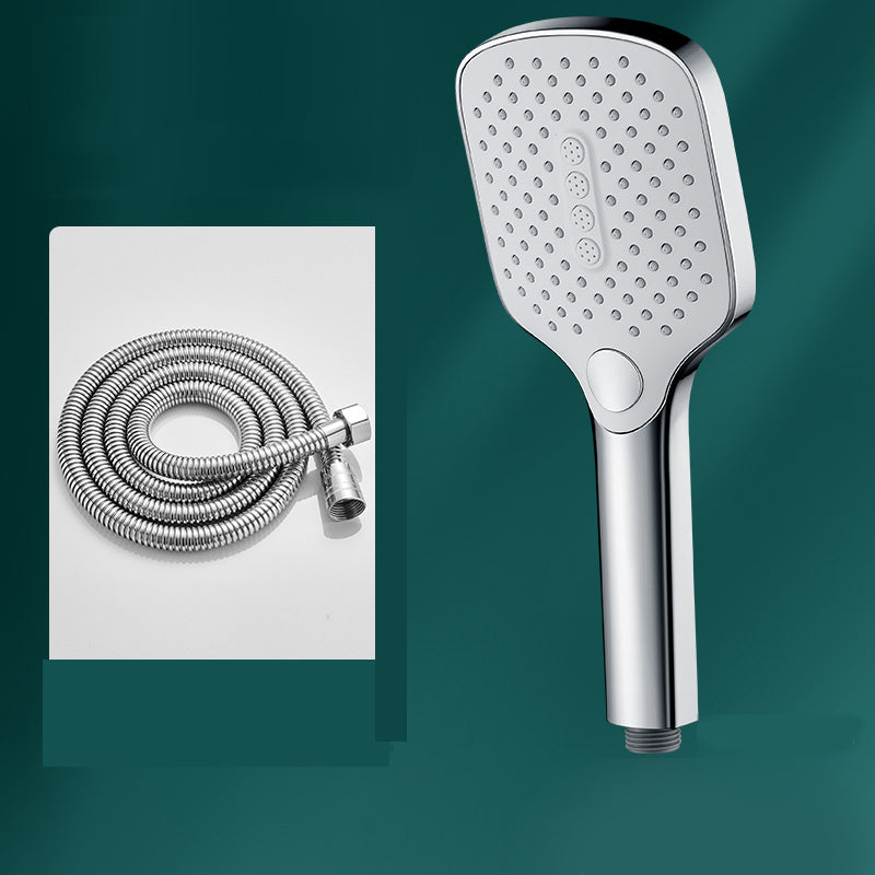 BowLift | Rectangular Self-Cleaning Hand Shower Adjustable Spray Pattern Wall Mounted Hand Shower