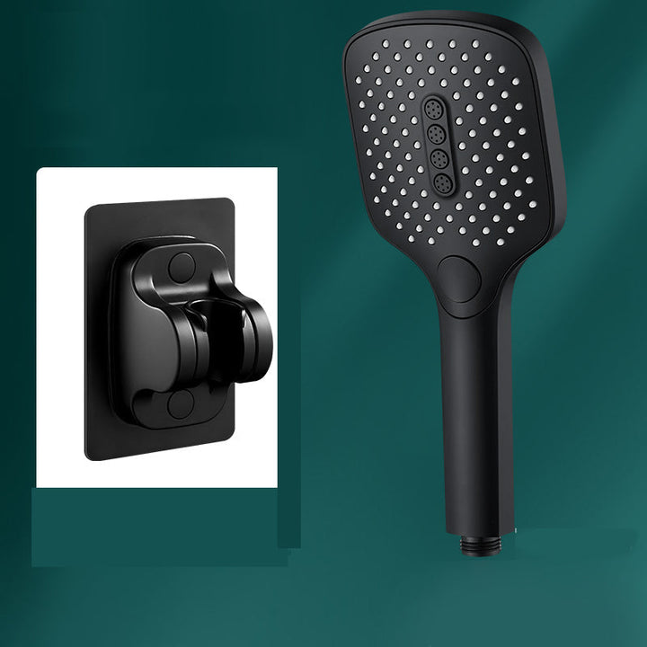 BowLift | Rectangular Self-Cleaning Hand Shower Adjustable Spray Pattern Wall Mounted Hand Shower