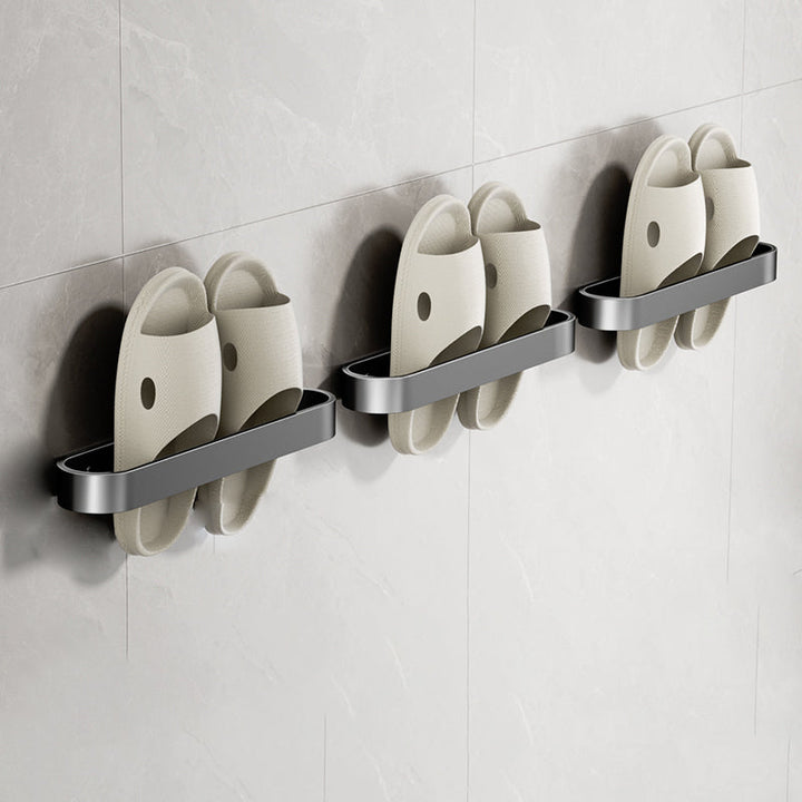 BowLift | Minimalist Bathroom Accessories Set Metal Slipper Rack/Towel Holder