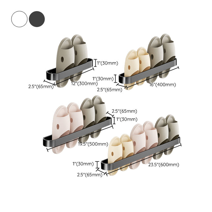 BowLift | Minimalist Bathroom Accessory Set Metal Slipper Rack/Towel Holder