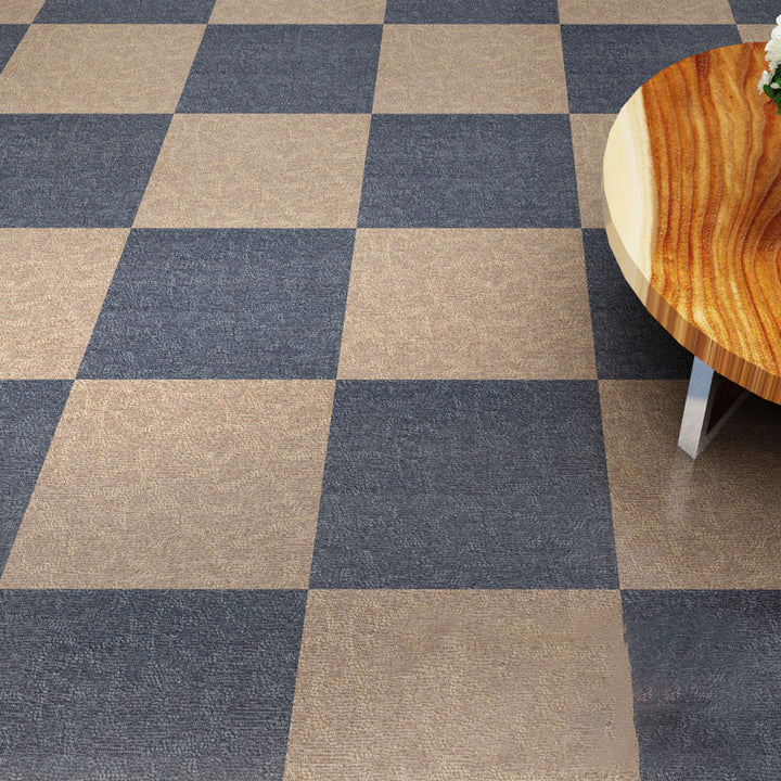BowLift | Modern Water-Repellent Plastic Floor Fabric Look Square Edge Floor Tiles
