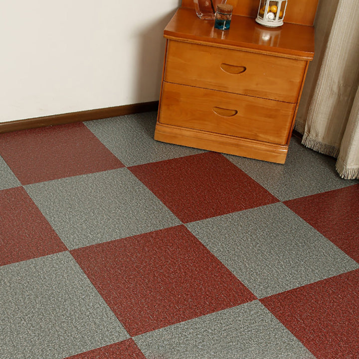 BowLift | Modern Water-Repellent Plastic Floor Fabric Look Square Edge Floor Tiles