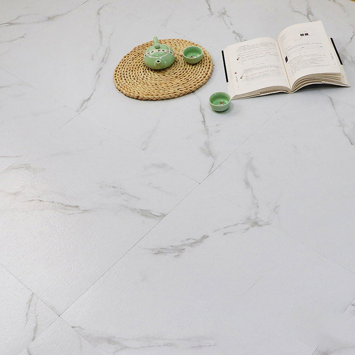 BowLift | Modern Water-Repellent Plastic Floor Fabric Look Square Edge Floor Tiles